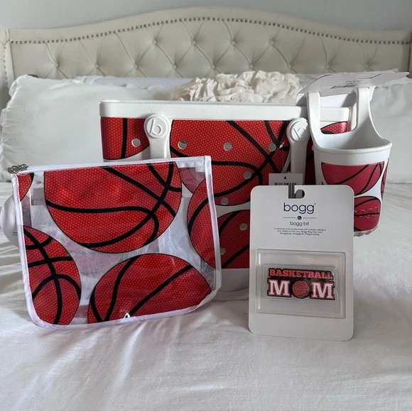 NWT Large Basketball Bogg Bag With Accessories - Picture 1 of 6